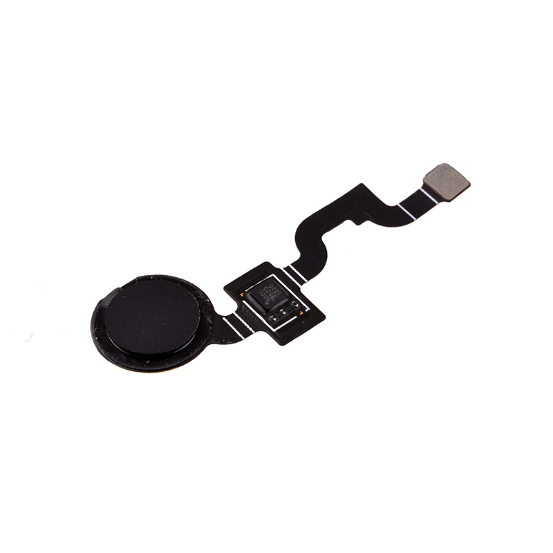 Home Button with Flex Cable,Connector and Fingerprint Scanner Sensor for Google Pixel 3a XL - Black
